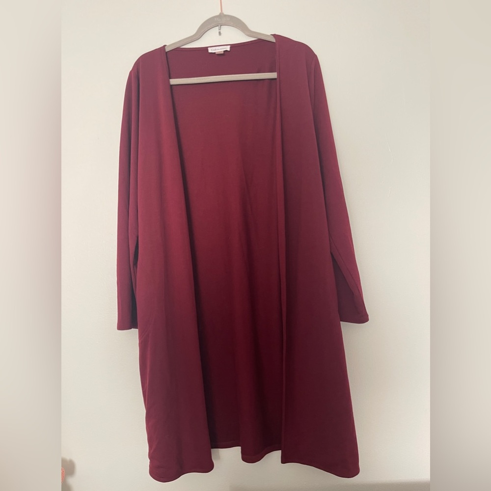 Calvin Klein | Long Red Cardigan